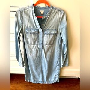 JCrew Lightwash Denim Dress